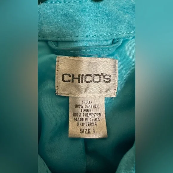 Chico’s 100% Leather Jacket - Picture 9 of 9